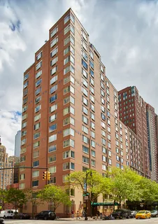 a front view of a building