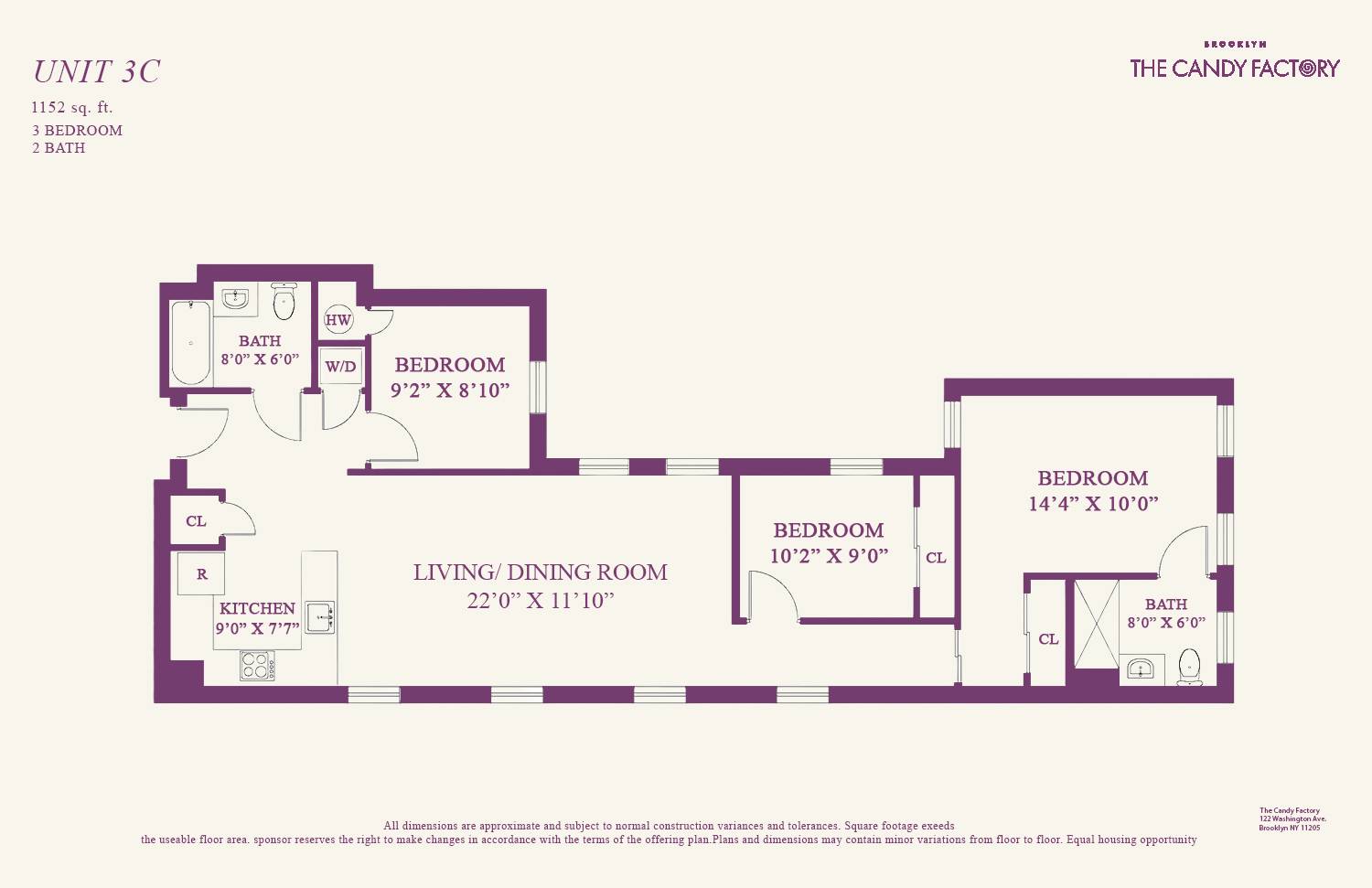 124 Washington Avenue 3C Clinton Hill Brooklyn NY 11205