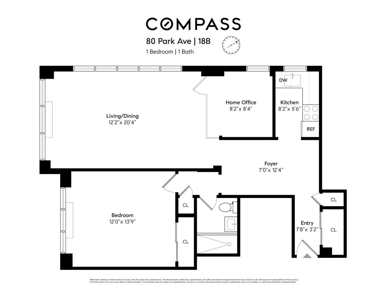 $995,000 | 80 Park Avenue, Unit 18B | Murray Hill