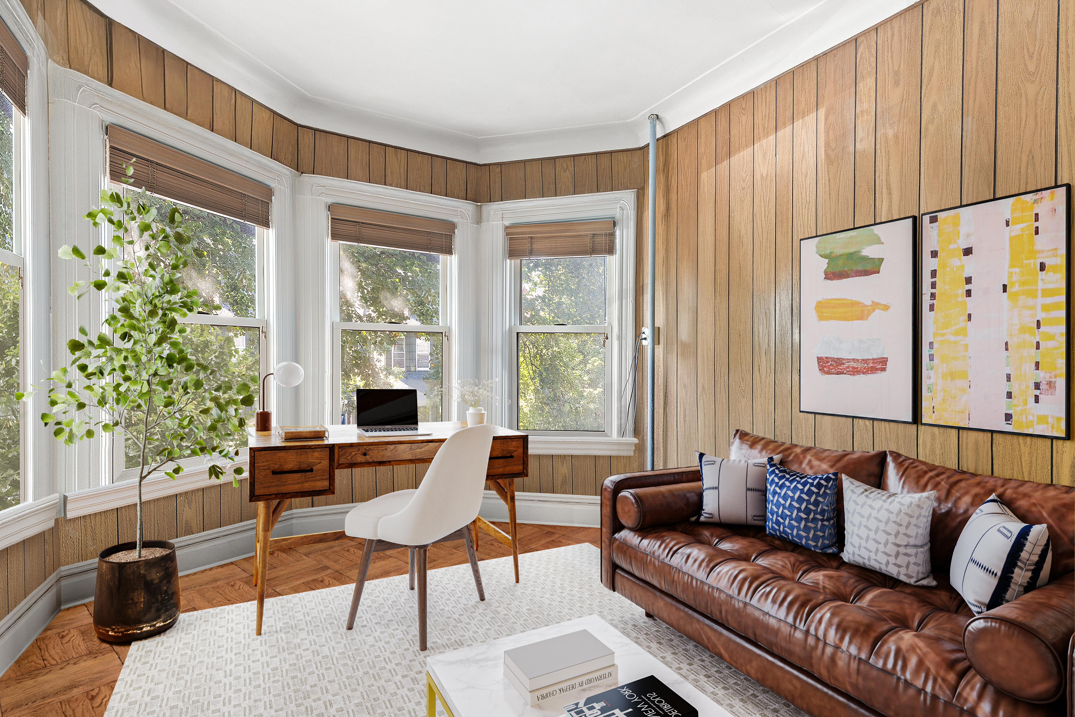 489 Marlborough Road Brooklyn, NY 11226 - Photo 10 of 21 a living room with furniture and a large window