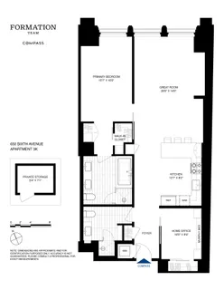 $1,845,000 | 60 West 20th Street, Unit 3K | Flatiron