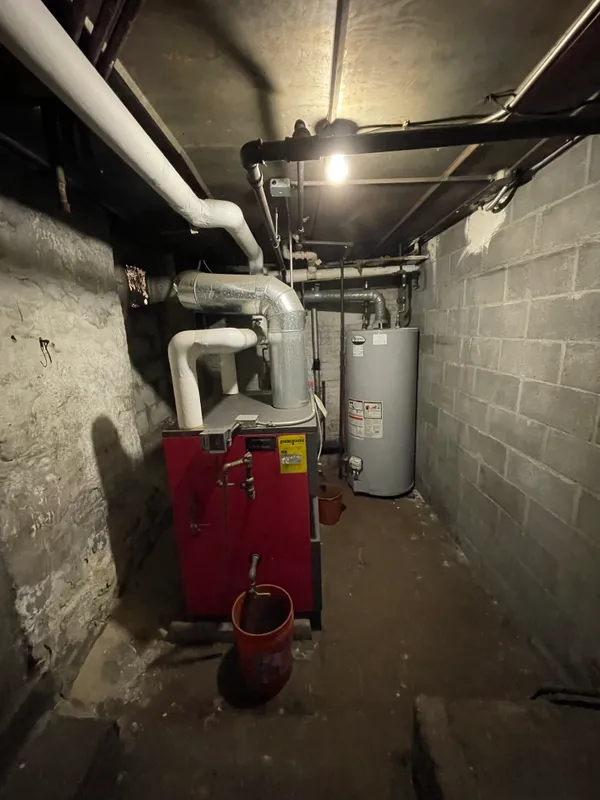 a view of a storage room