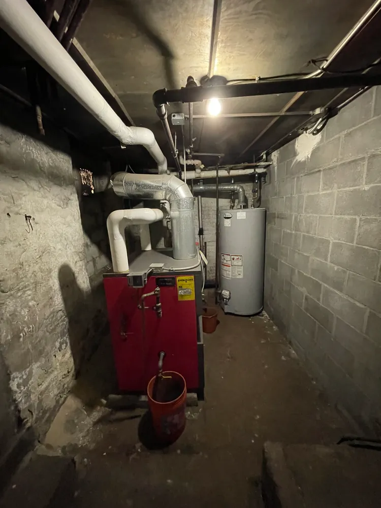 a view of a storage room