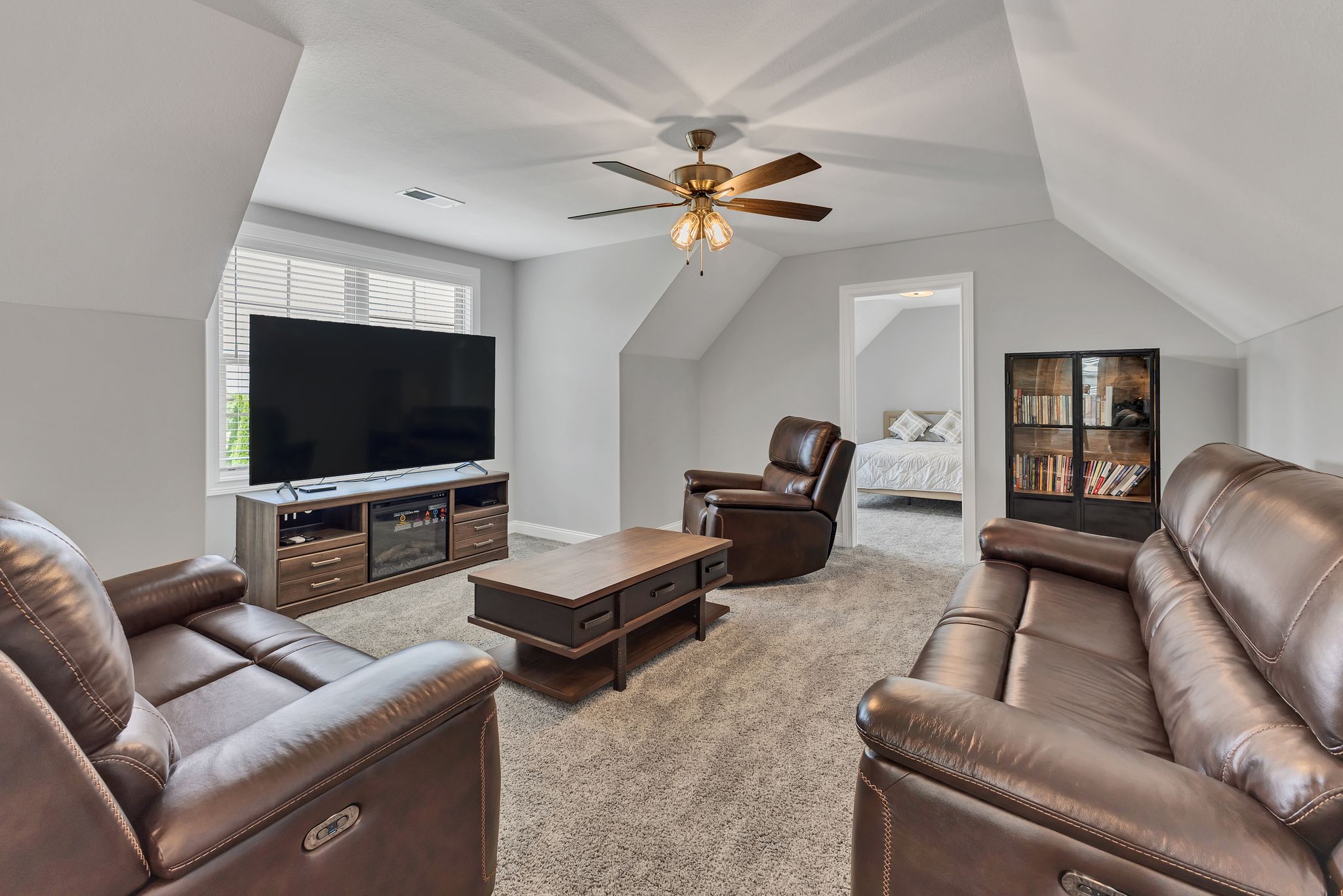 1484 Overlook Point Clarksville, TN 37043 - Photo 46 of 53 a living room with furniture and a flat screen tv