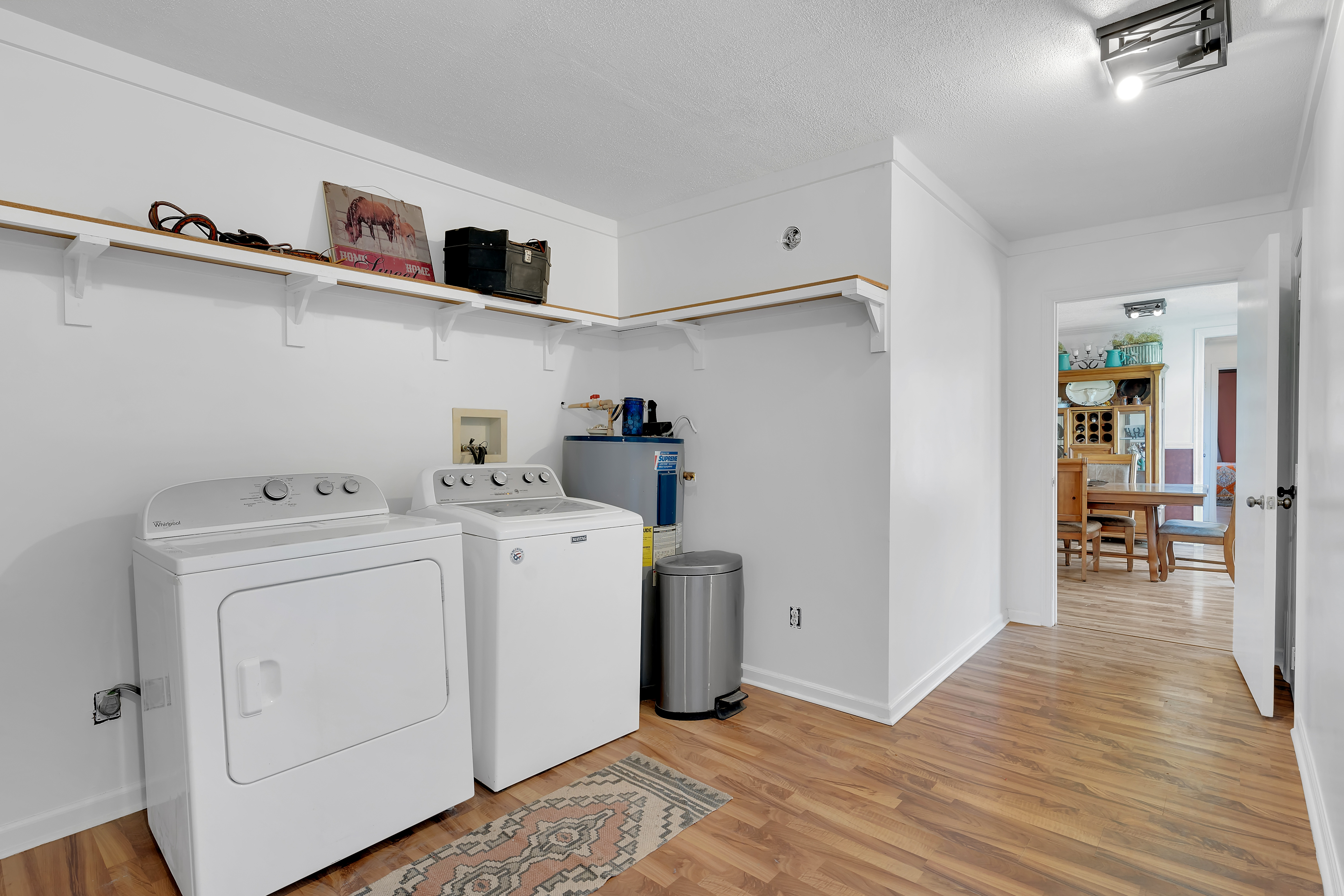 2073 Harpo Road Manchester, TN 37355 - Photo 41 of 45 a view of storage and utility room with wooden floor