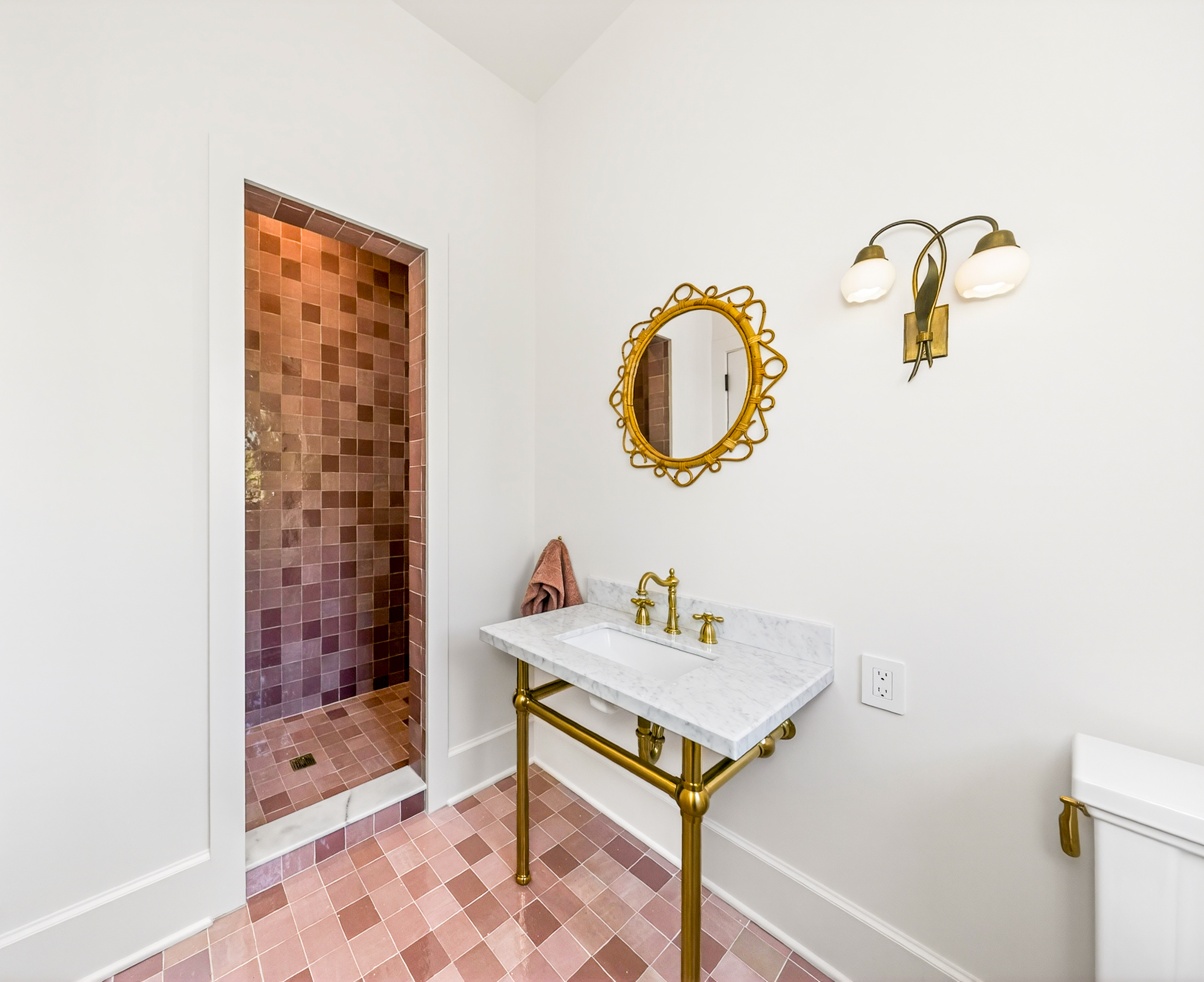 102 & 104 Two Holes Water Road East Hampton, NY 11937 - Photo 22 of 48 a bathroom with a sink a toilet and shower