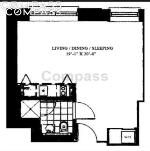 16 West 19th Street, Unit 3A Manhattan, NY 10011 - Photo 8 of 8 a picture of a bench in the front