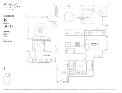 $3,095,000 | 15 East 30th Street, Unit 19B | NoMad