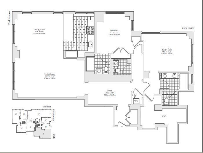 530 Park Avenue, Unit 4A Manhattan, NY 10065 - Photo 16 of 16 a picture of a room with a white wall and a white wall