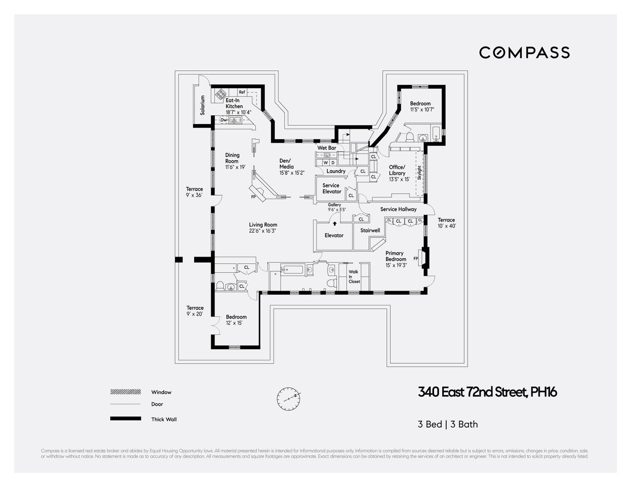 340 East 72nd Street, Unit PH Manhattan, NY 10021 - Photo 12 of 12 unknown