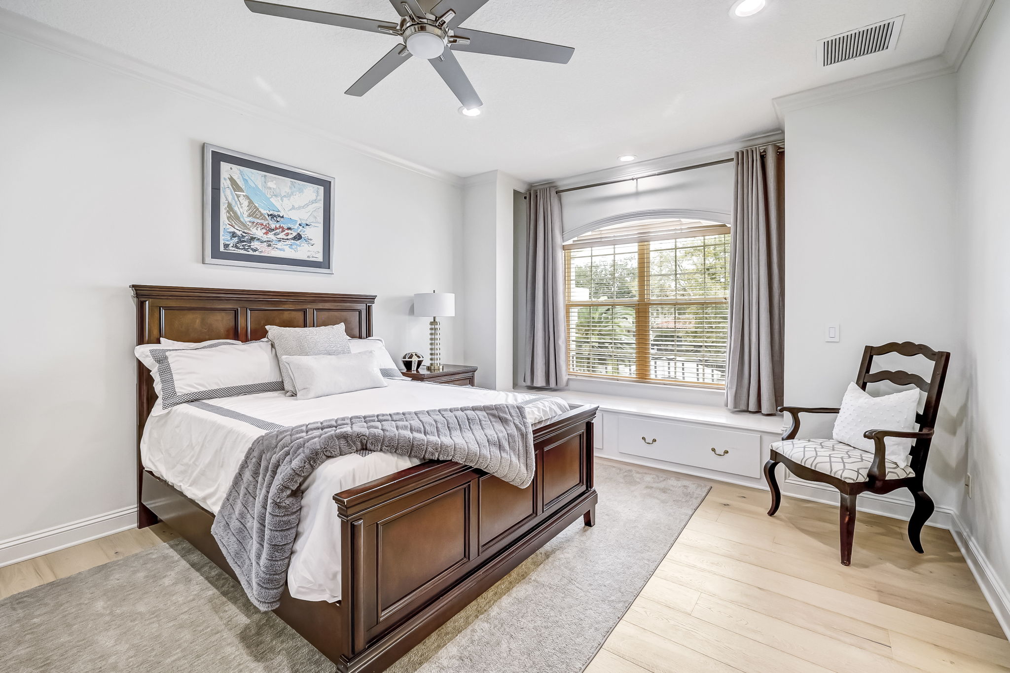 24624 Harbour View Drive Ponte Vedra Beach, FL 32082 - Photo 99 of 186 a spacious bedroom with a bed and a window