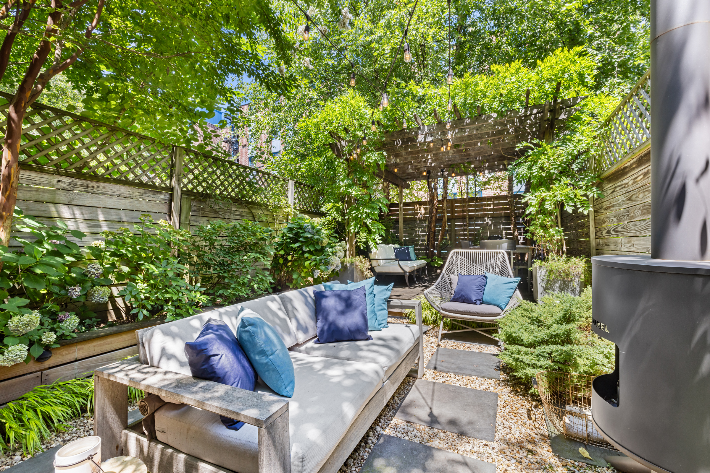439 A Monroe Street Brooklyn, NY 11221 - Photo 23 of 29 a outdoor living space with furniture and garden view