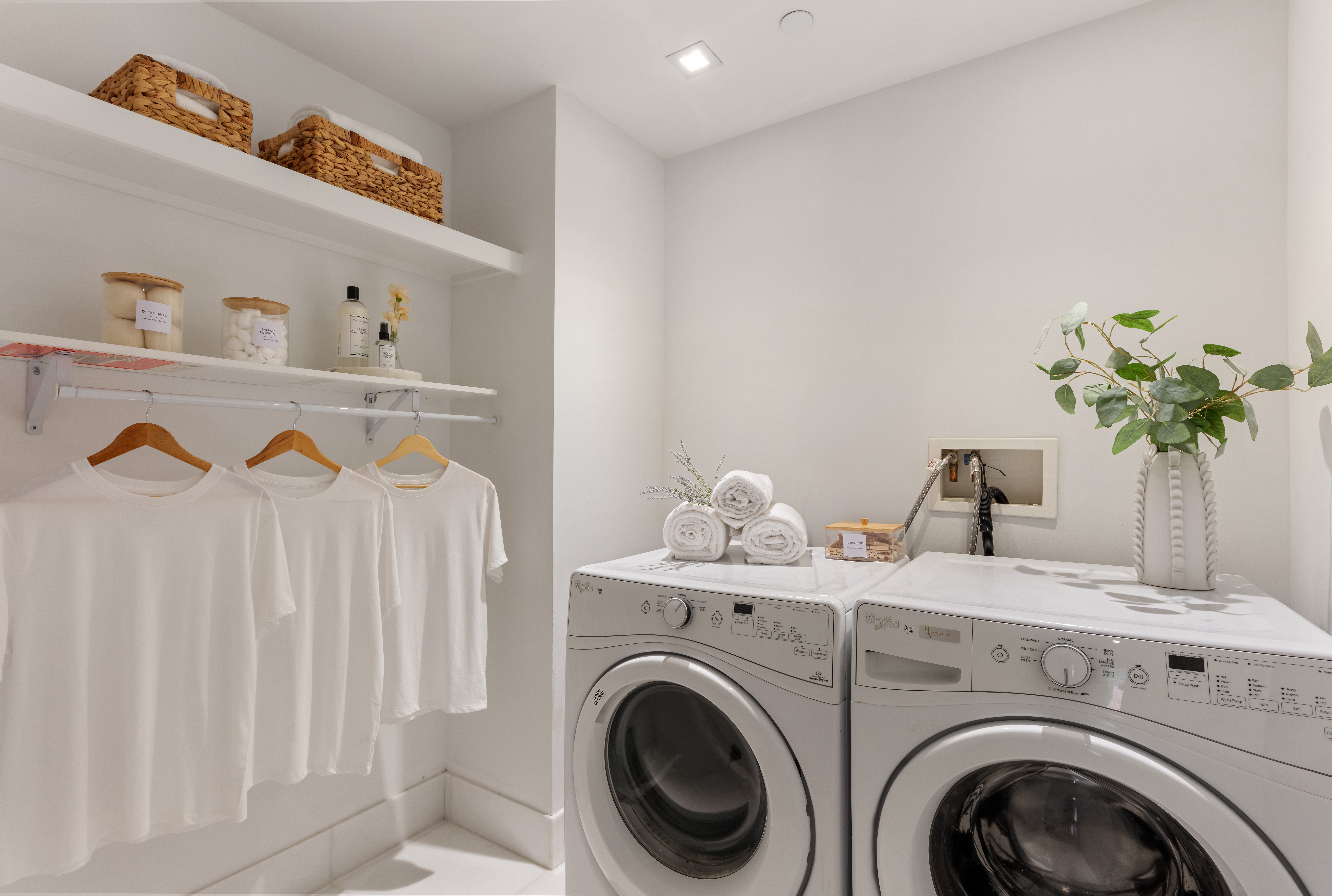 5 Franklin Place, Unit 3A Manhattan, NY 10013 - Photo 9 of 17 a view of utility room with washer and dryer