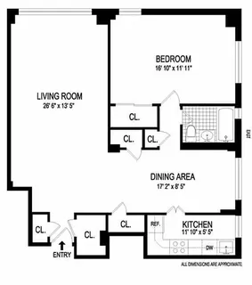 $900,000 | 411 East 53rd Street, Unit 17A | Sutton Place