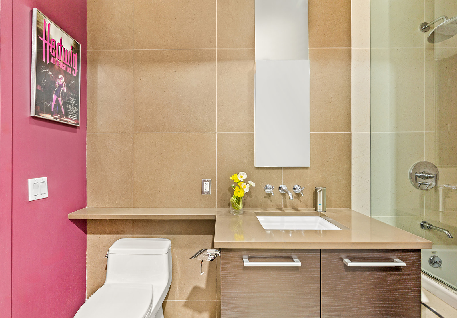 309 2nd Street, Unit 2F Brooklyn, NY 11215 - Photo 9 of 10 a bathroom with a sink toilet and vanity