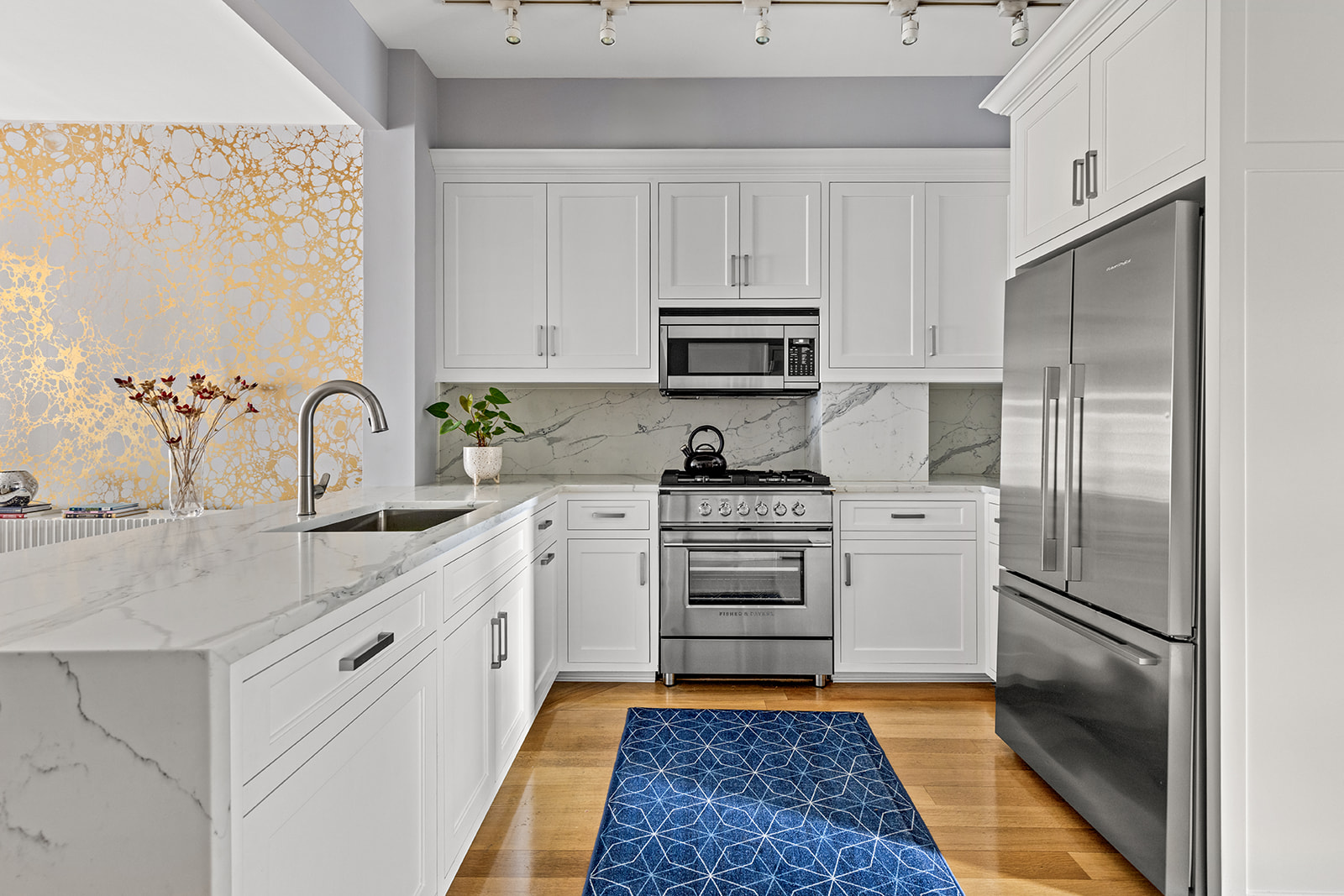 330 Bergen Street, Unit 3D Brooklyn, NY 11217 - Photo 4 of 11 a kitchen with a sink stove and refrigerator