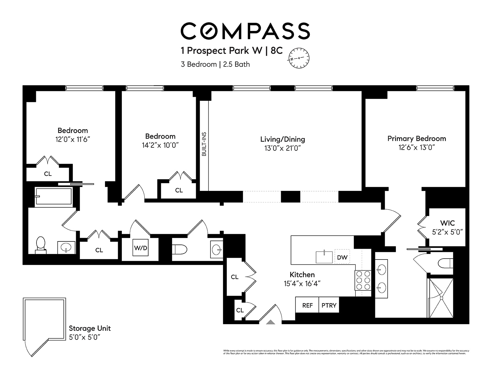 1 Prospect Park West, Unit 8C Brooklyn, NY 11215 - Photo 11 of 11 unknown