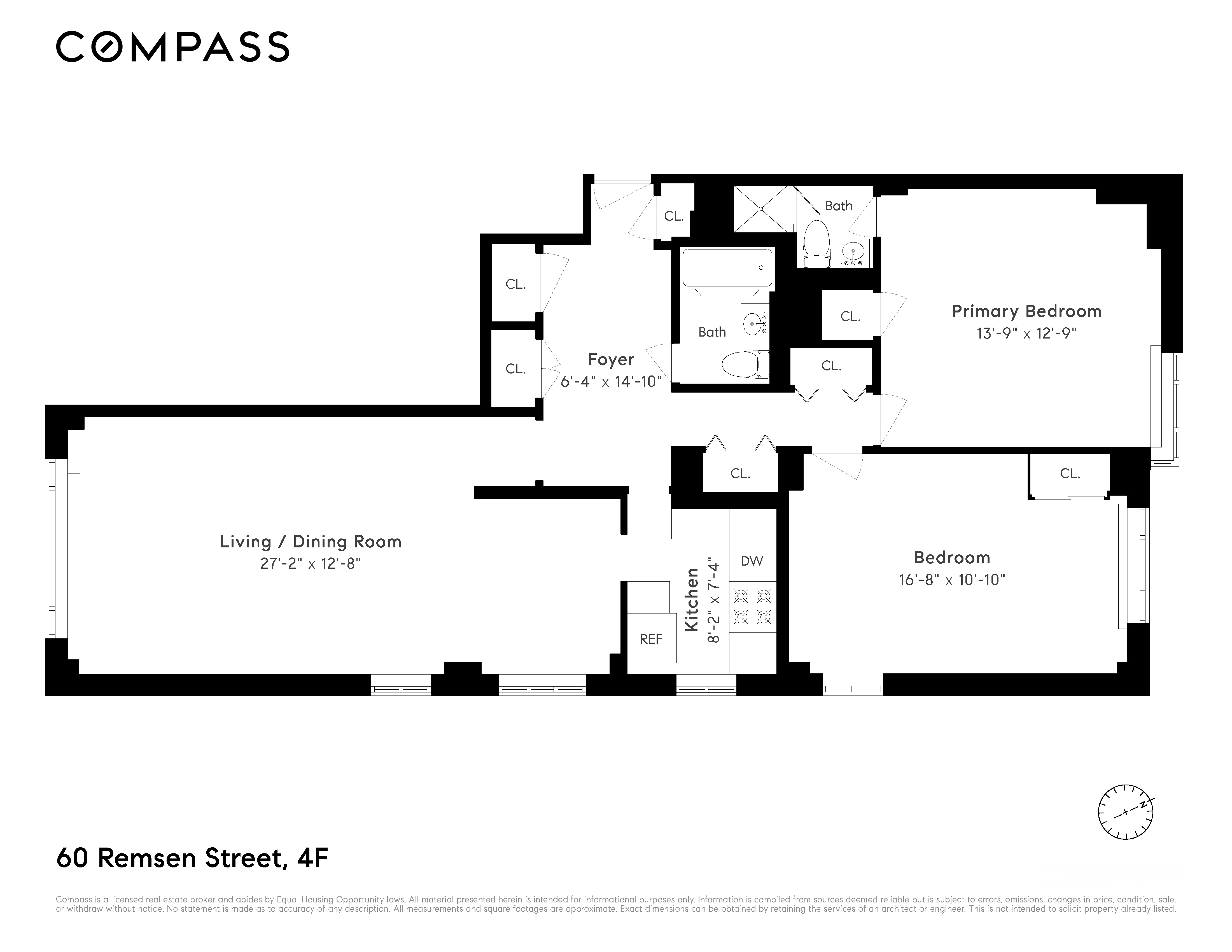 60 Remsen Street, Unit 4F Brooklyn, NY 11201 - Photo 10 of 10 Gallery Image 10
