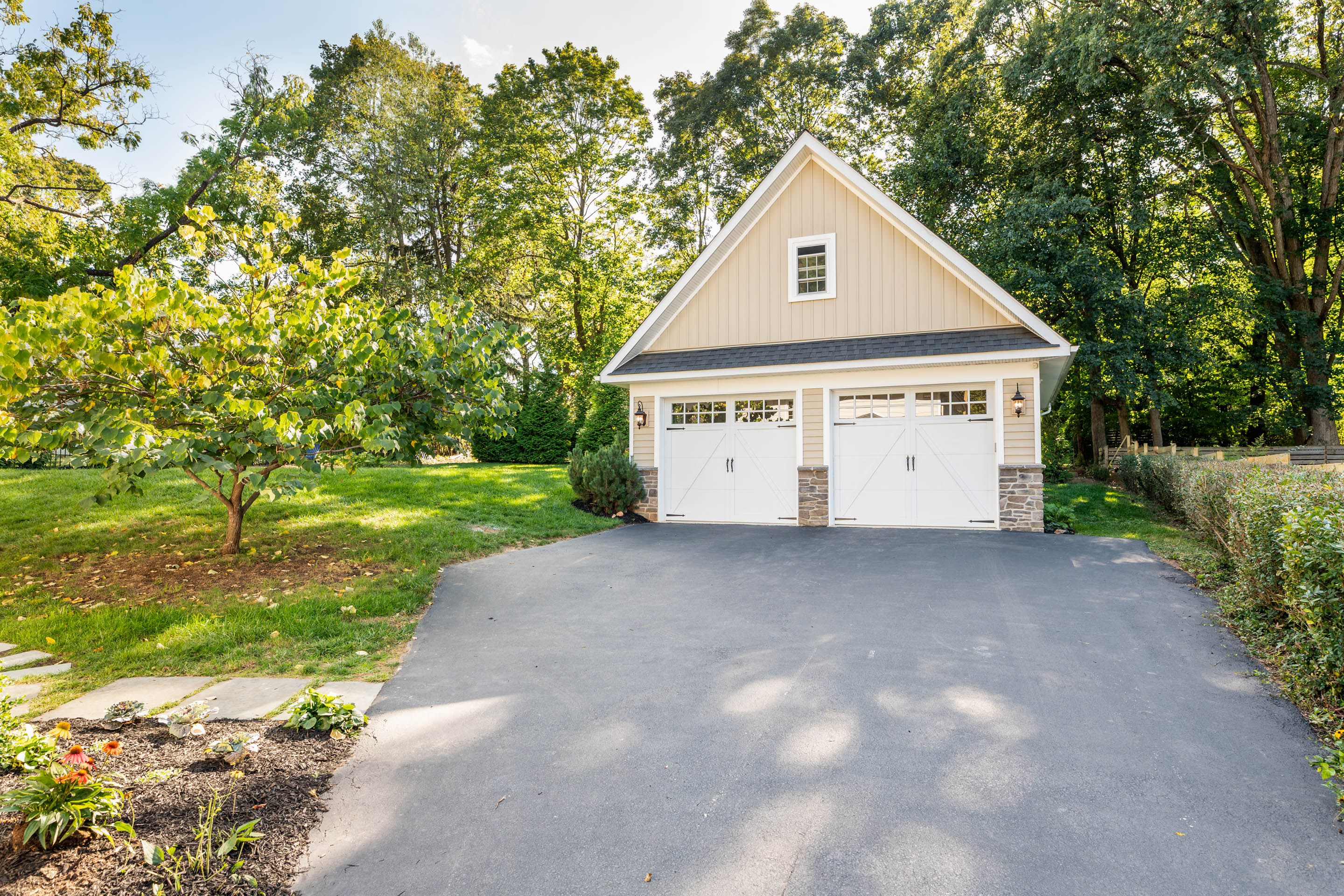 1136 Seaton Ross Road Wayne, PA 19087 - Photo 41 of 48 a view of a house with a yard and garage
