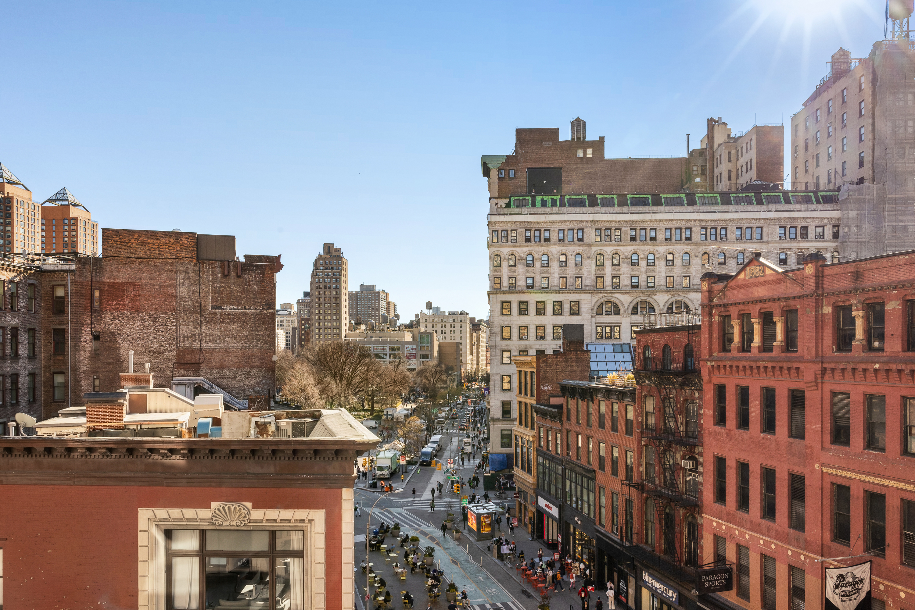 874 Broadway, Unit 501 Manhattan, NY 10003 - Photo 14 of 17 a view of a city with tall buildings