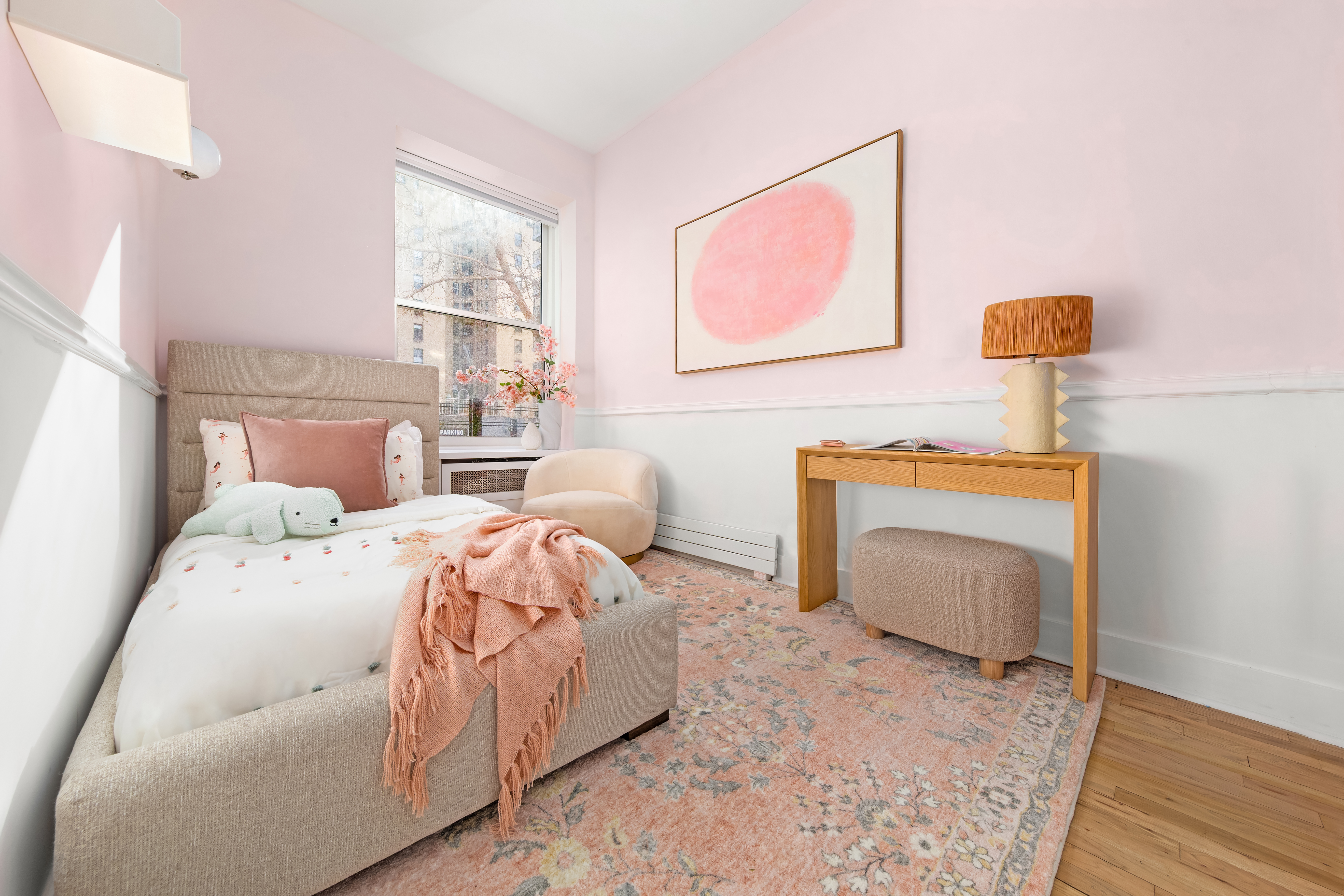 31 West 93rd Street, Unit 1D Manhattan, NY 10025 - Photo 9 of 18 a bedroom with a bed and a couch