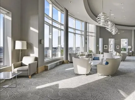 a view of a living room and a kitchen