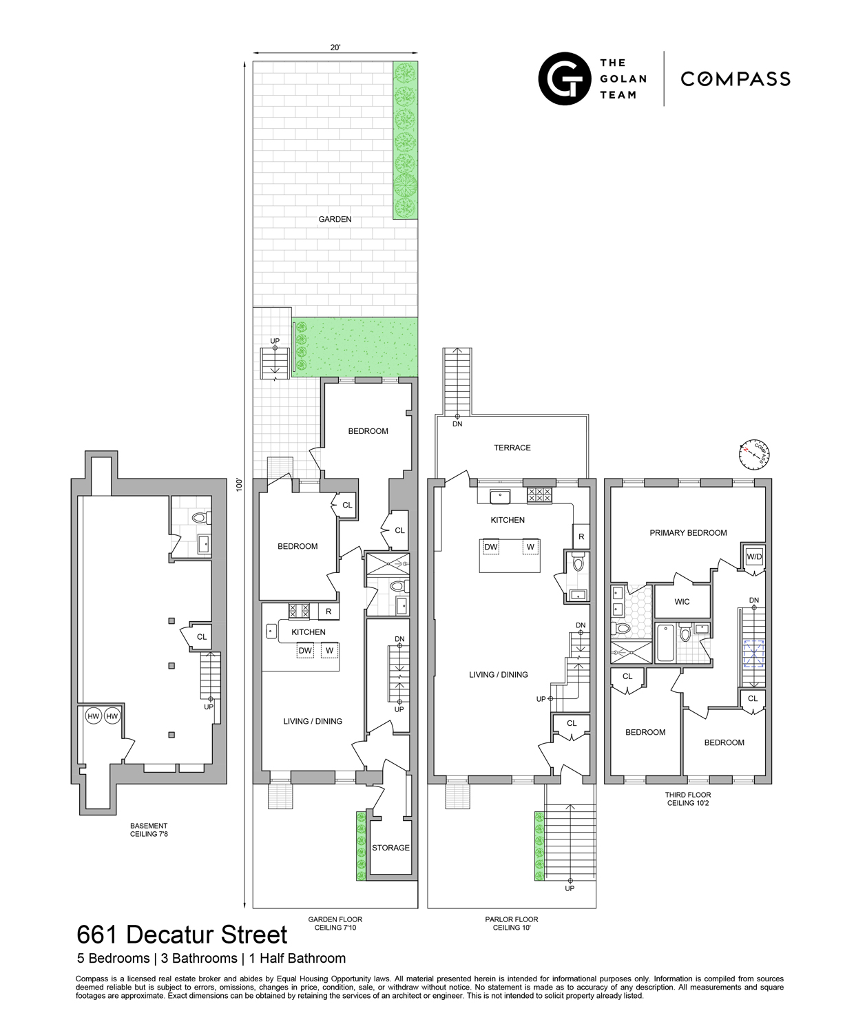 661 Decatur Street Brooklyn, NY 11233 - Photo 13 of 13 a picture of a floor plan