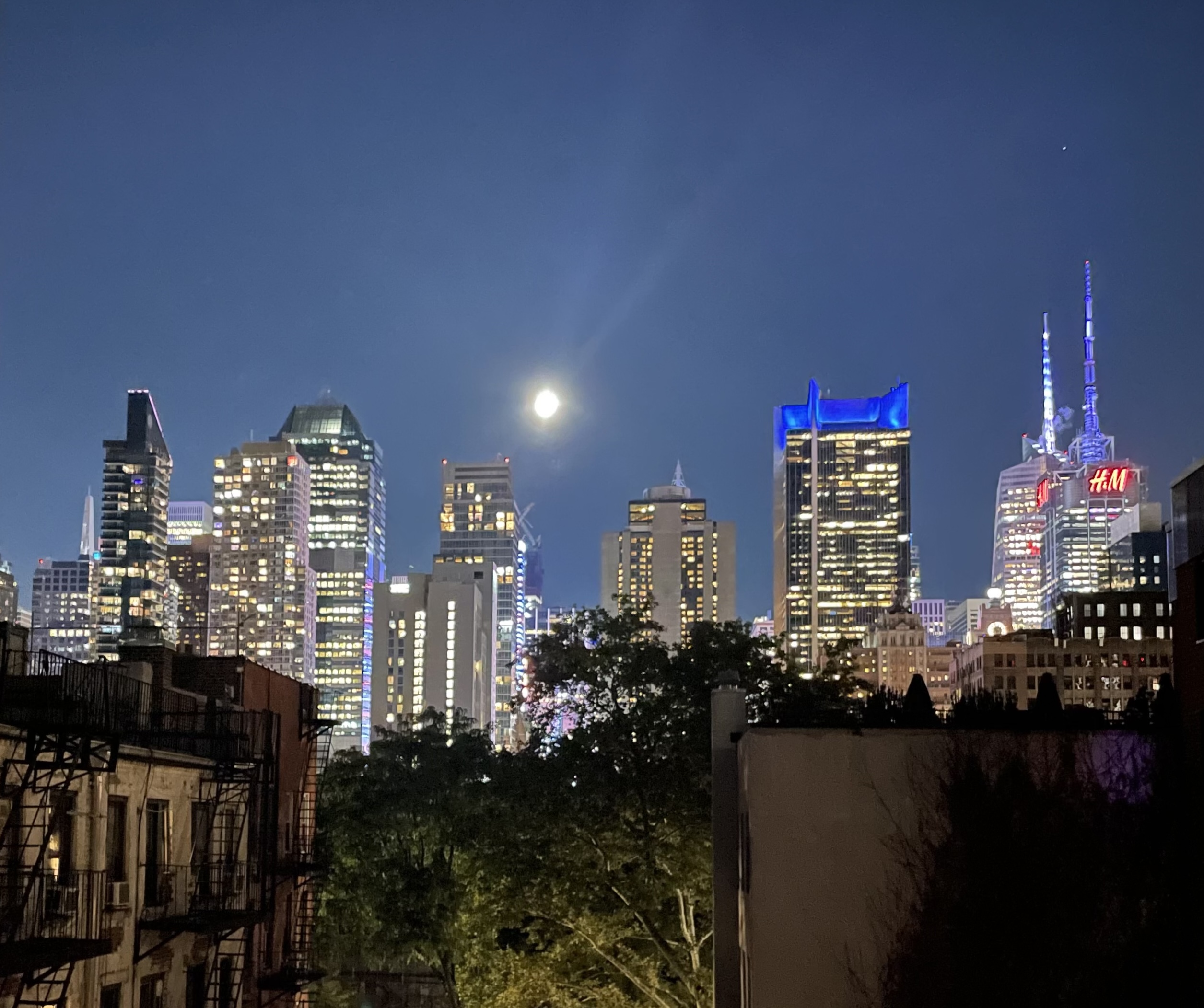 454 West 46th Street, Unit 5CS Manhattan, NY 10036 - Photo 13 of 25 a city view with tall buildings