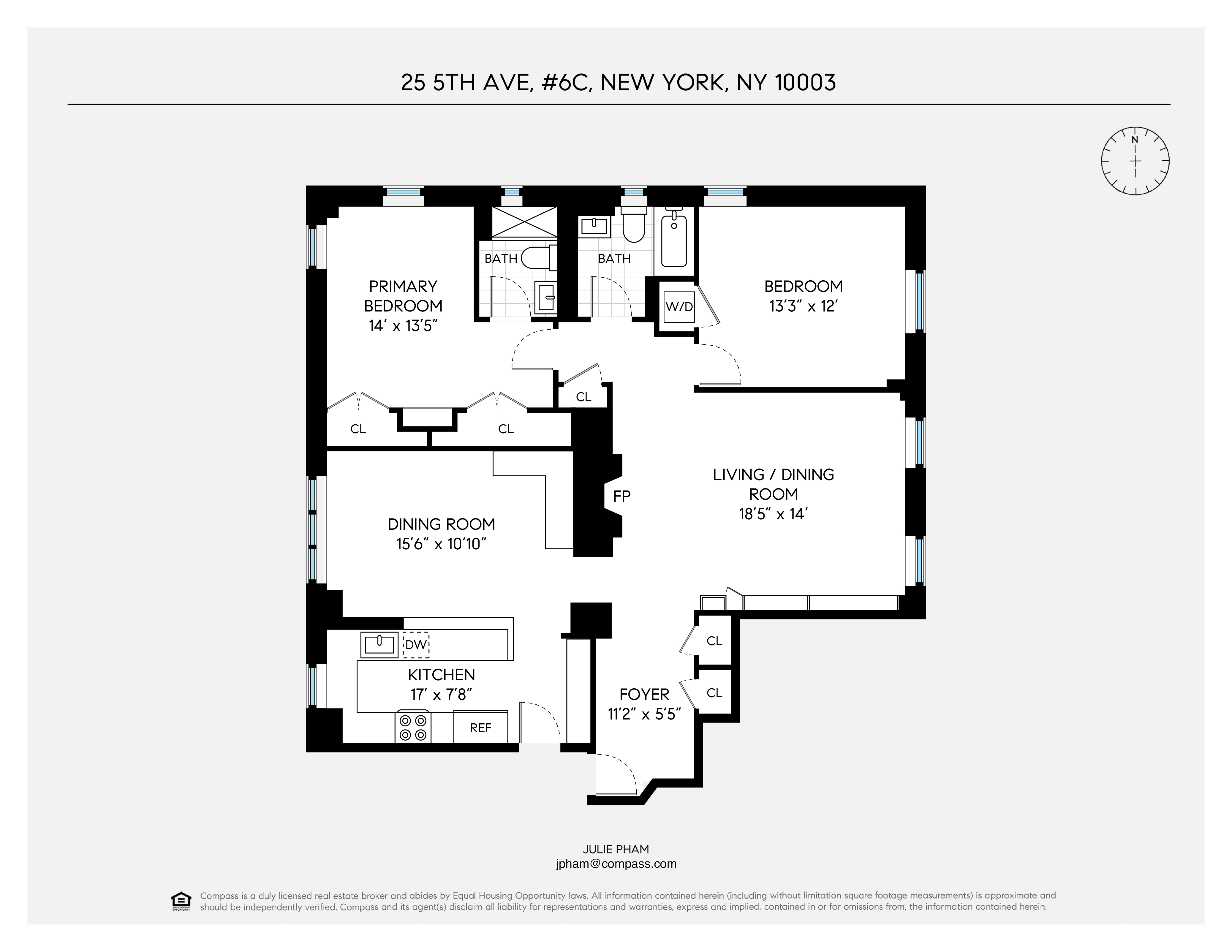 25 5th Avenue, Unit 6C Manhattan, NY 10003 - Photo 15 of 16