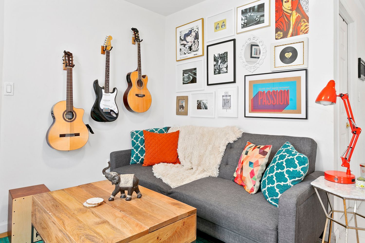 59 Stagg Street, Unit A Brooklyn, NY 11206 - Photo 2 of 4 a living room filled with furniture