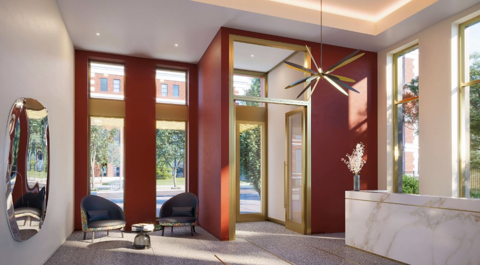 347 Henry Street, Unit 12A Brooklyn, NY 11201 - Photo 23 of 26 a view of a livingroom with furniture and windows
