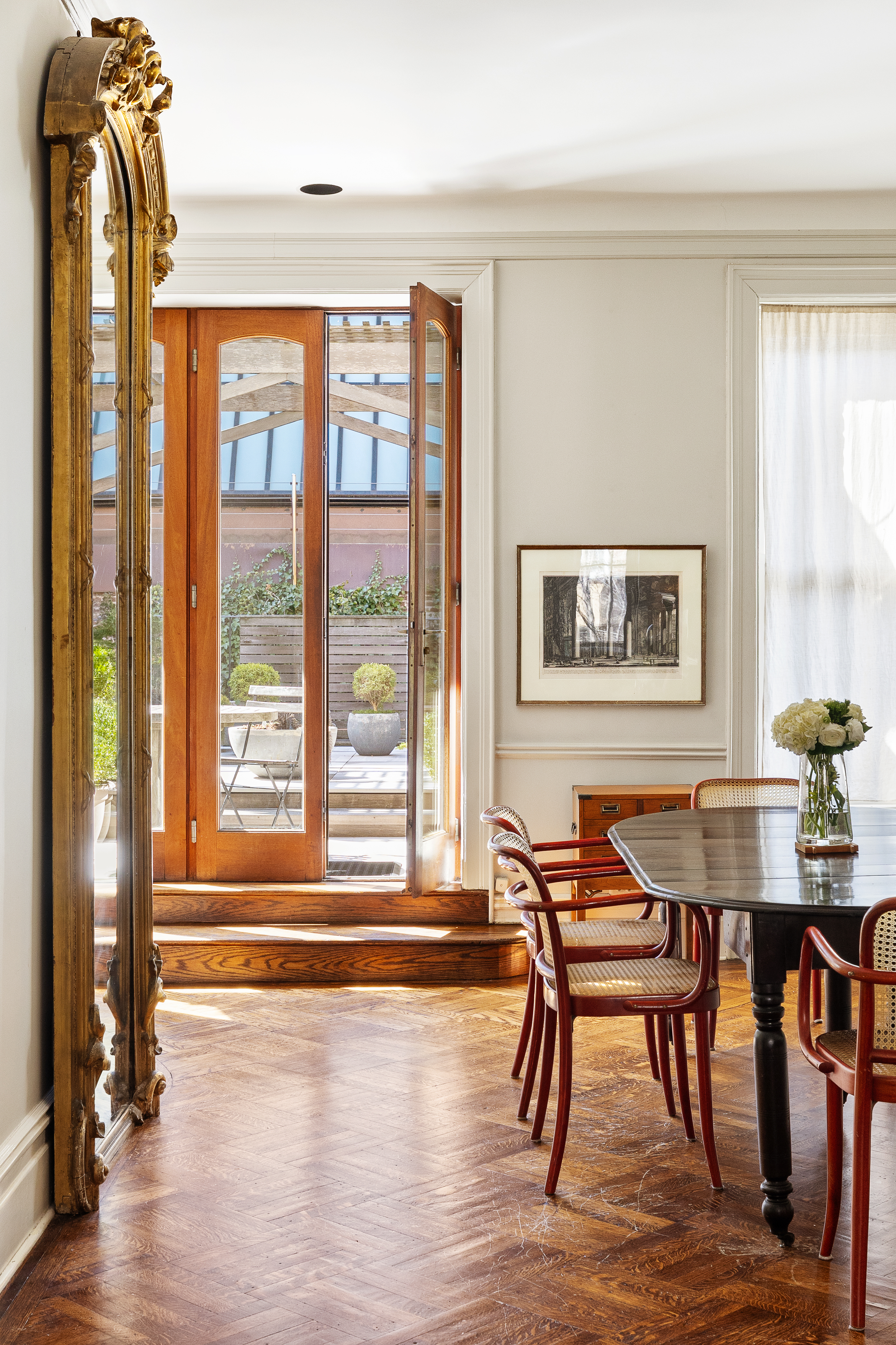 26 Pierrepont Street, Unit 2 Brooklyn, NY 11201 - Photo 5 of 21 a dining room with furniture and wooden floor