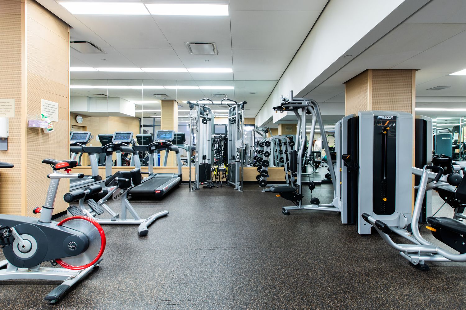 170 East End Avenue, Unit 16B Manhattan, NY 10128 - Photo 17 of 21 a view of a room with gym equipment