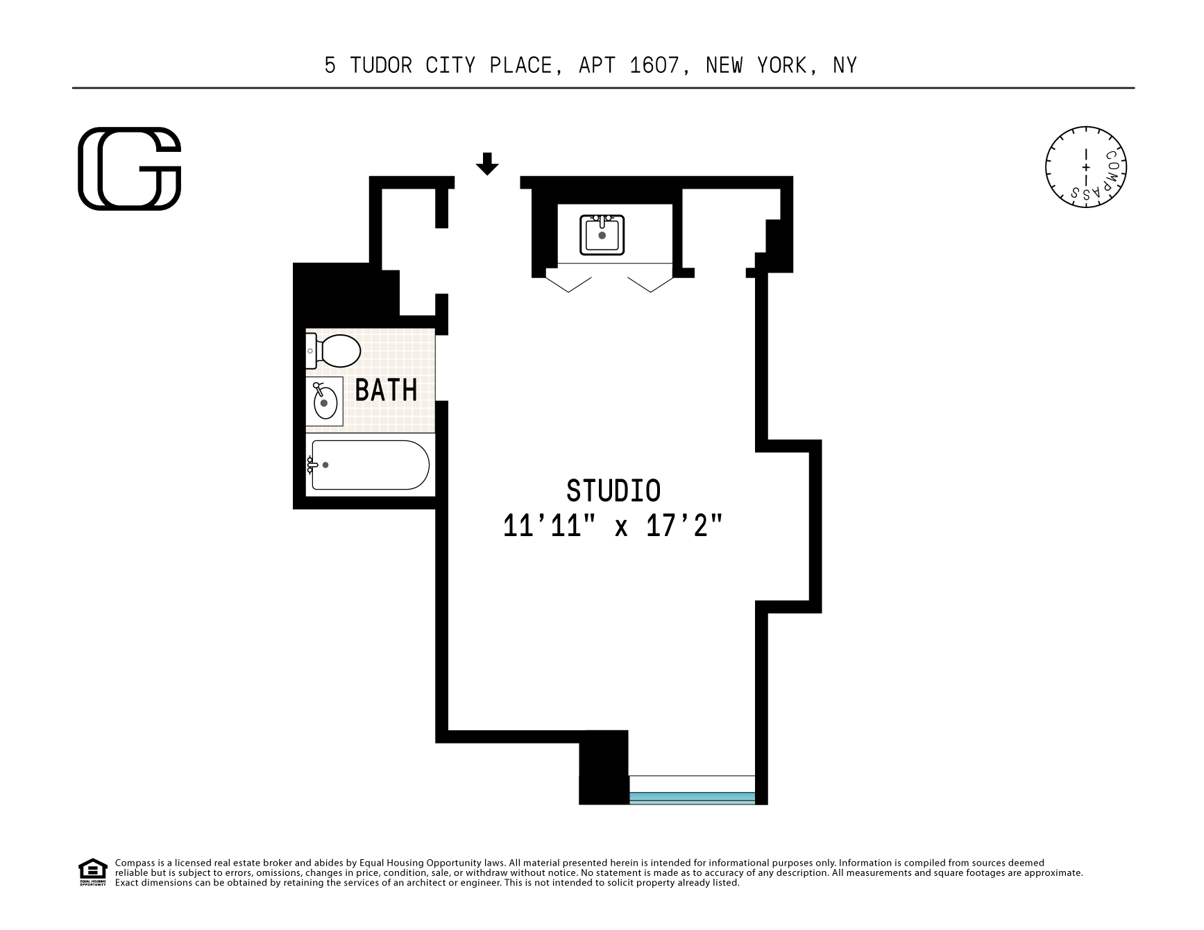 5 Tudor City Place, Unit 1607 Manhattan, NY 10017 - Photo 5 of 5 a picture of a park