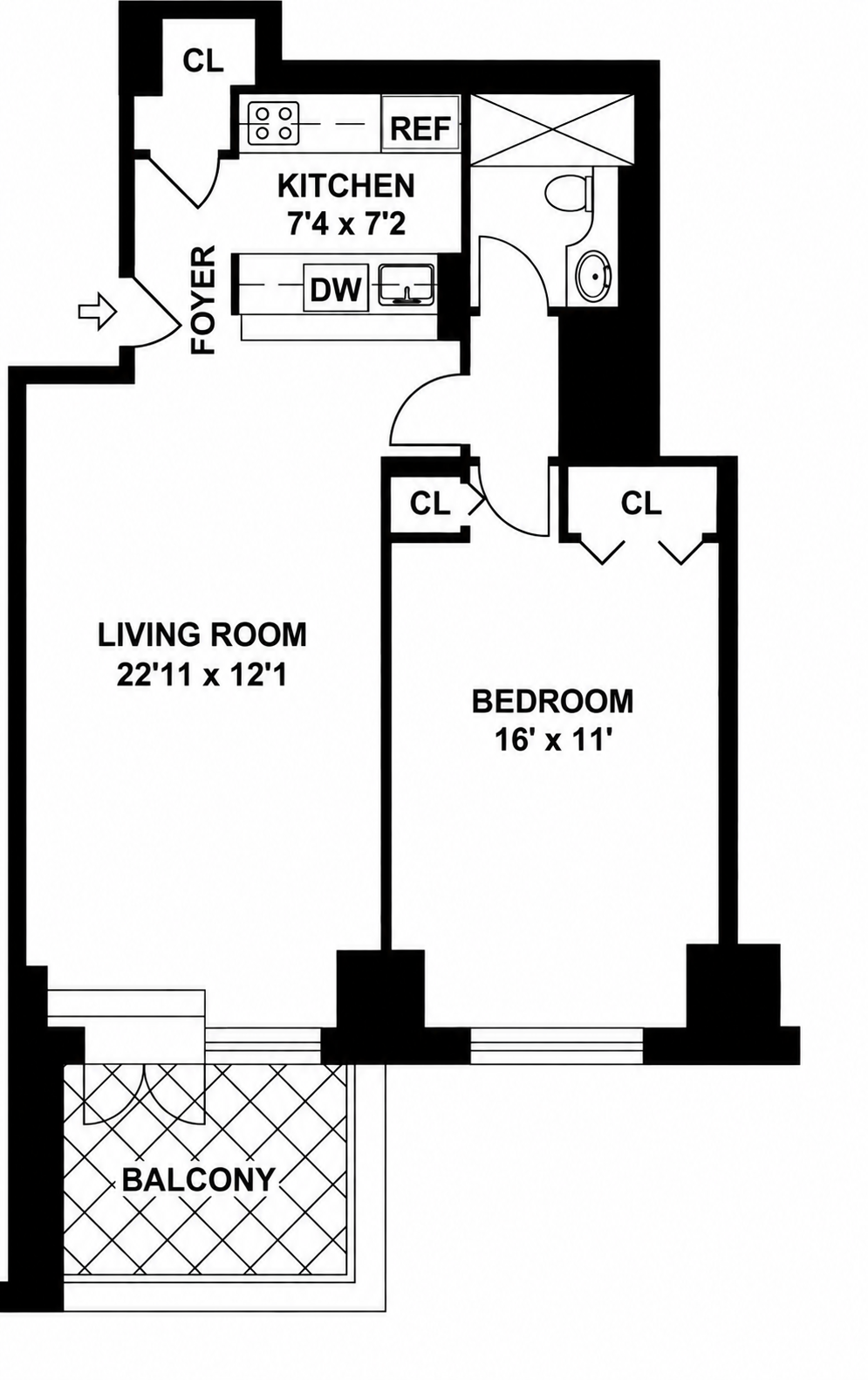 200 Rector Place, Unit 18F Manhattan, NY 10280 - Photo 14 of 14 Gallery Image 14
