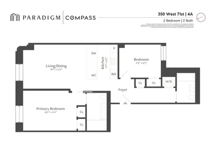 $1,795,000 | 350 West 71st Street, Unit 4A | Upper West Side