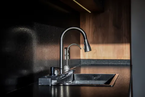 a view of a hallway with entryway