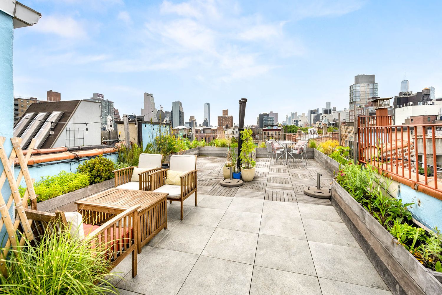 71 East 3rd Street, Unit 4 Manhattan, NY 10003 - Photo 17 of 18 a view of a terrace with chairs
