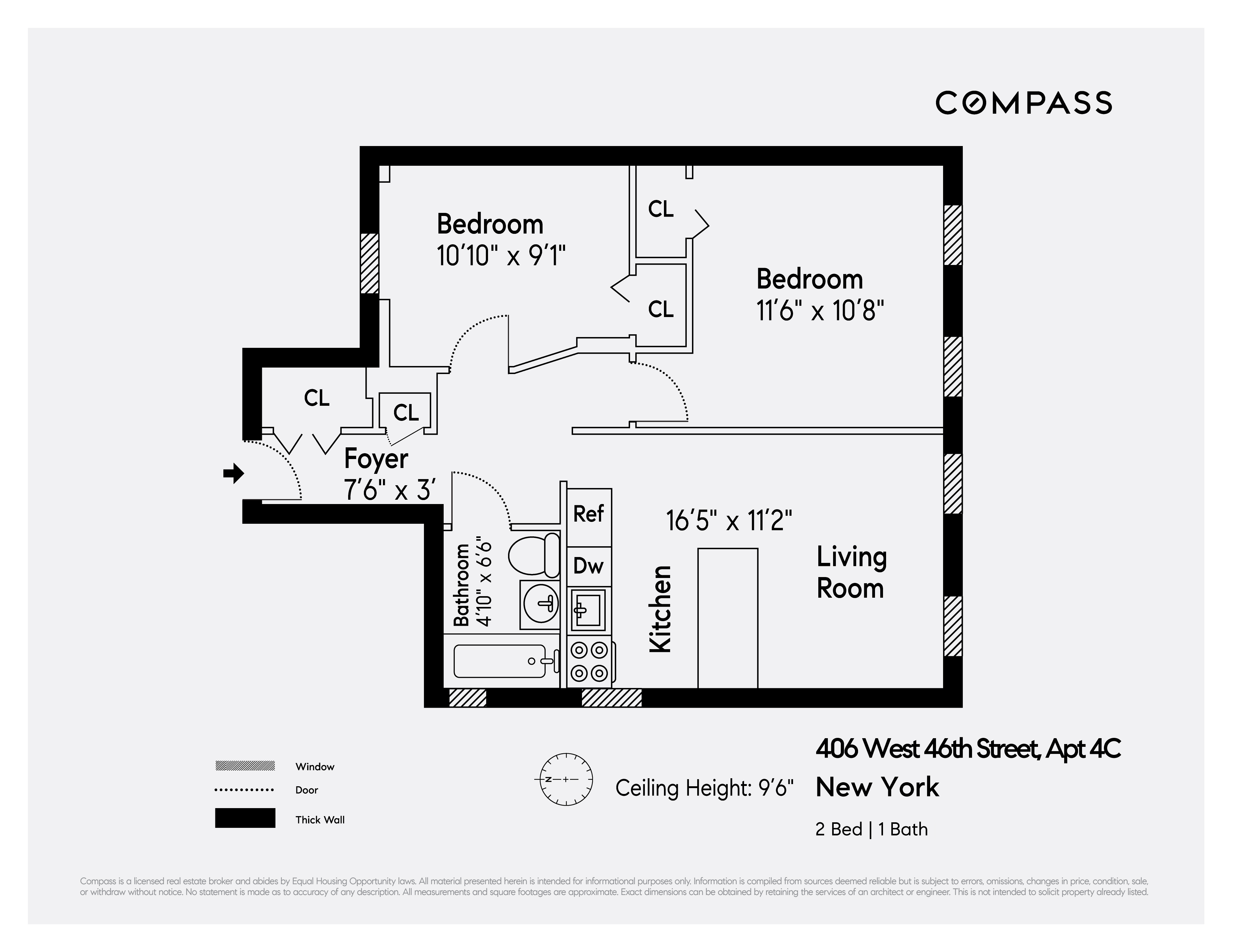 406 West 46th Street, Unit 4C Manhattan, NY 10036 - Photo 9 of 9