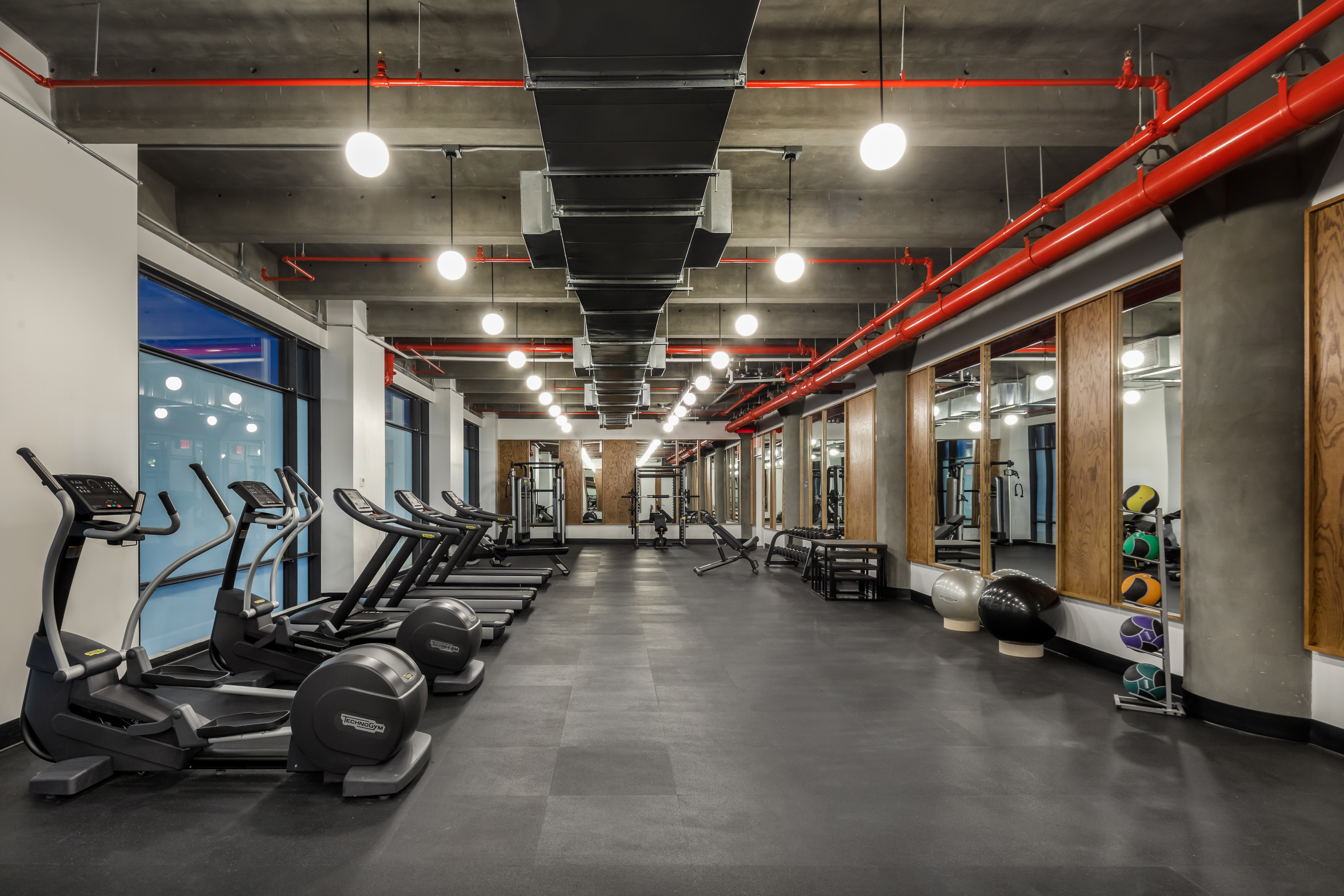 160 Imlay Street, Unit 5A2 Brooklyn, NY 11231 - Photo 13 of 14 a view of a room with gym equipment