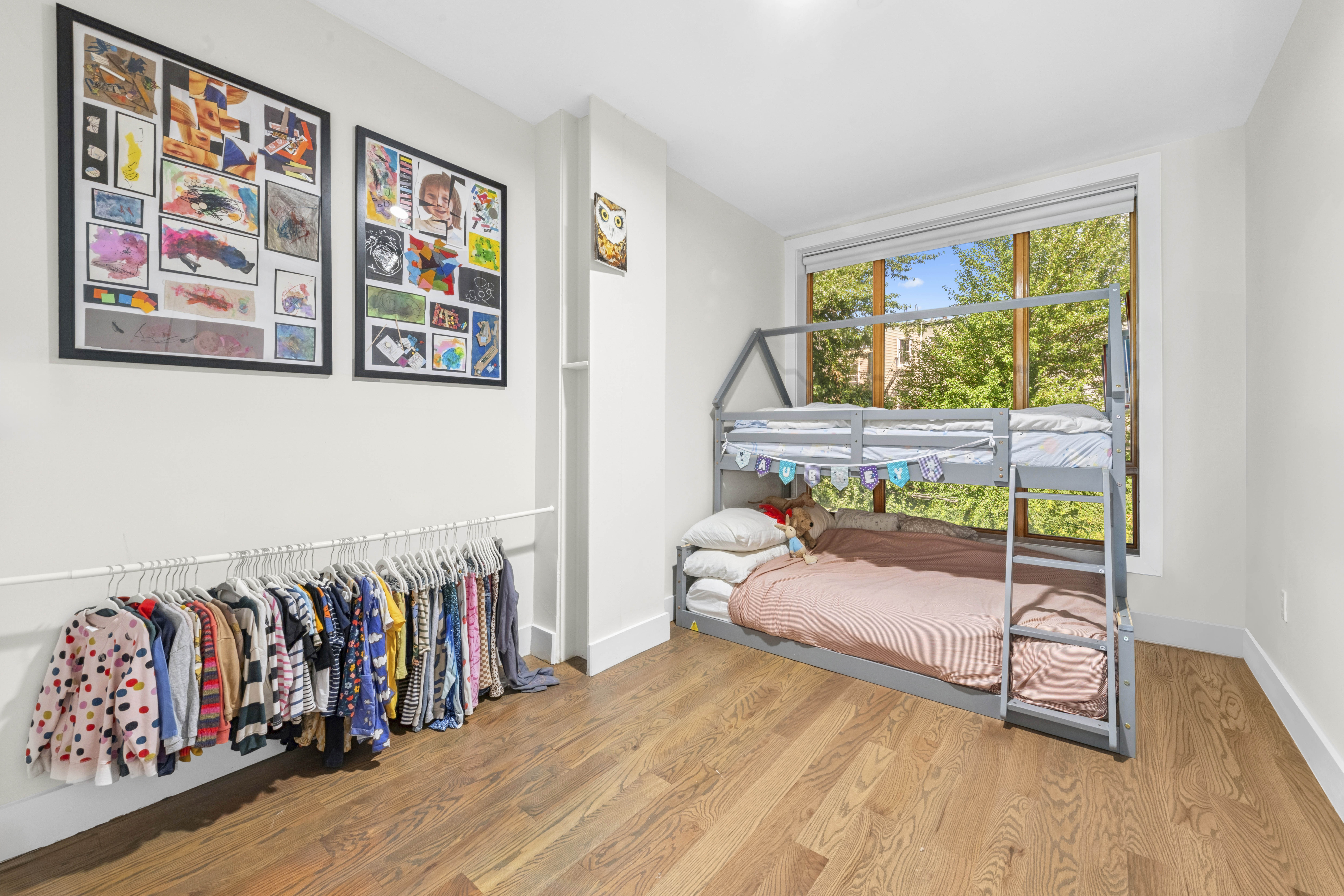 1189 Jefferson Avenue, Unit 2 Brooklyn, NY 11221 - Photo 8 of 10 a bedroom with a bed and a window