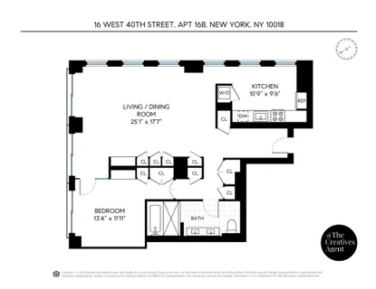 $2,295,000 | 16 West 40th Street, Unit 16B | Bryant Park