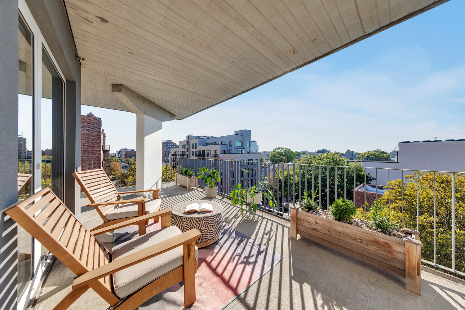651 New York Avenue, Unit 604 Brooklyn, NY 11203 - Photo 4 of 13 a view of a balcony with city view
