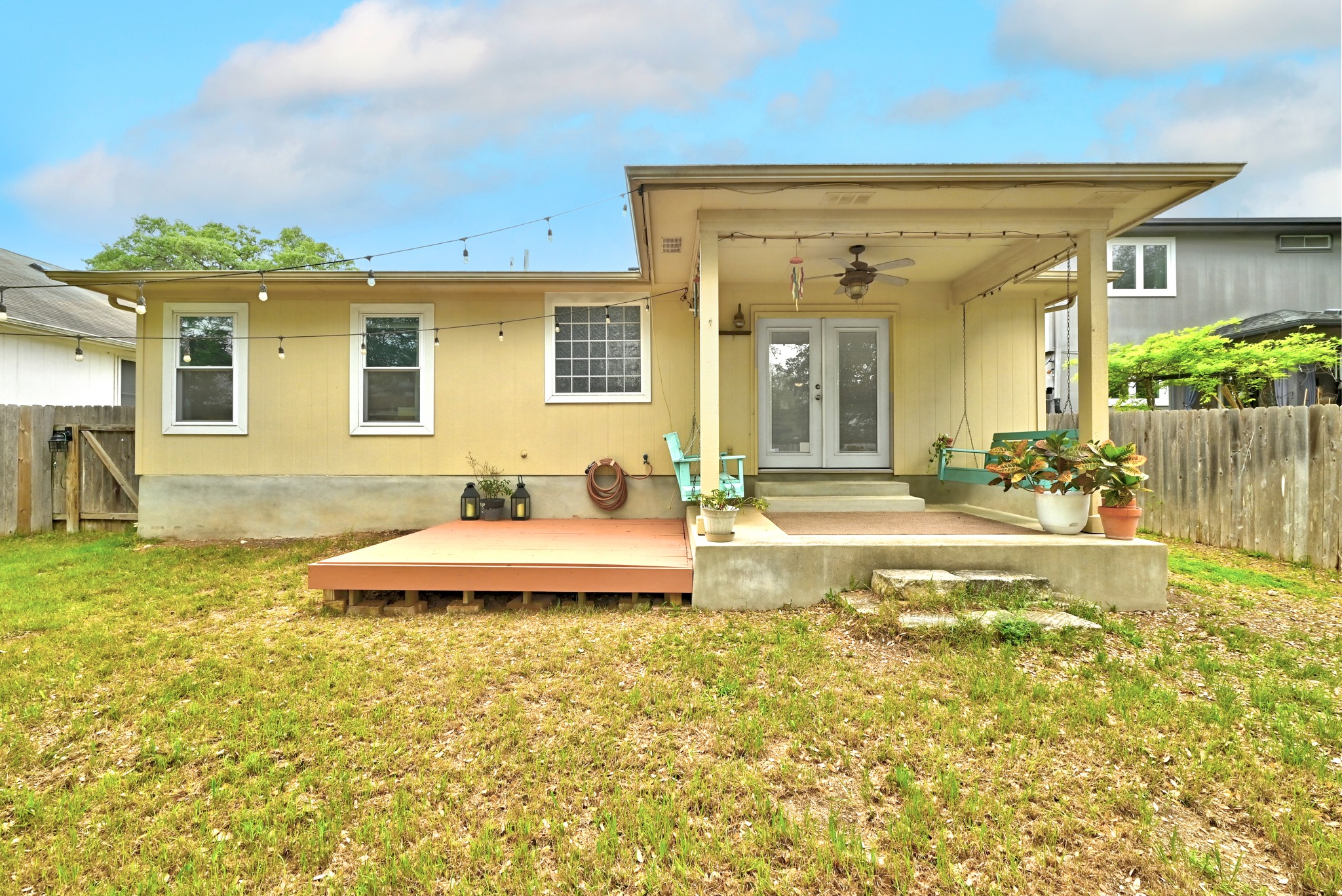 8901 Frock Court Austin, TX 78748 - Photo 25 of 28 a view of a house with swimming pool and a yard