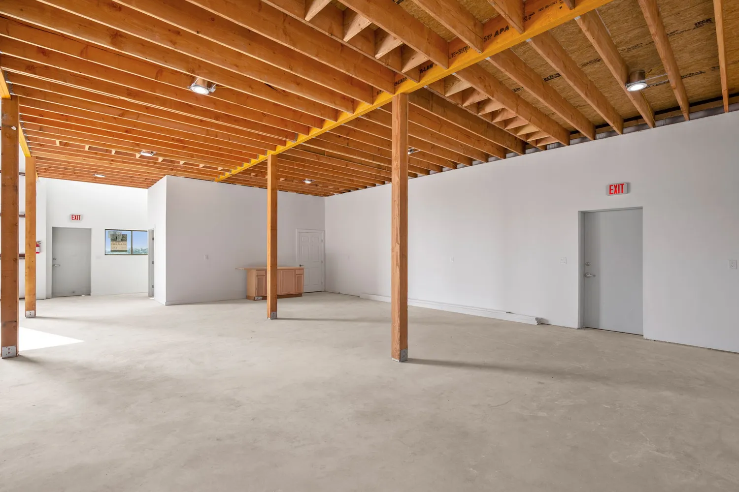 a view of empty room