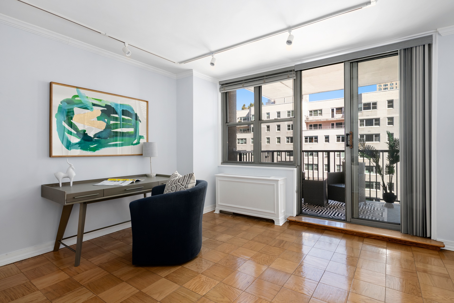 444 East 86th Street, Unit 14G Manhattan, NY 10028 - Photo 3 of 10 a view of a workspace with a window