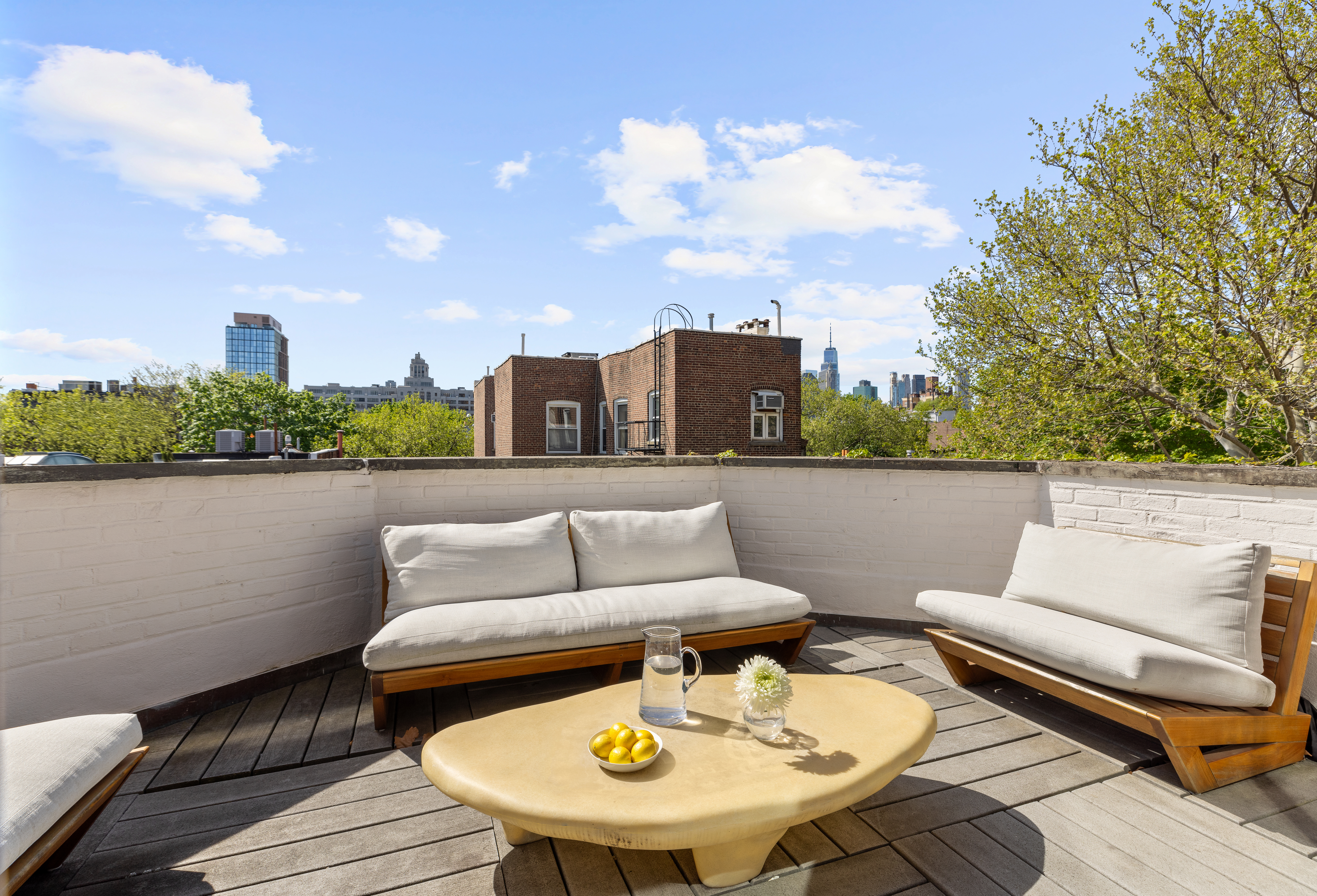 266 Henry Street, Unit B Brooklyn, NY 11201 - Photo 8 of 17 a view of a terrace with furniture