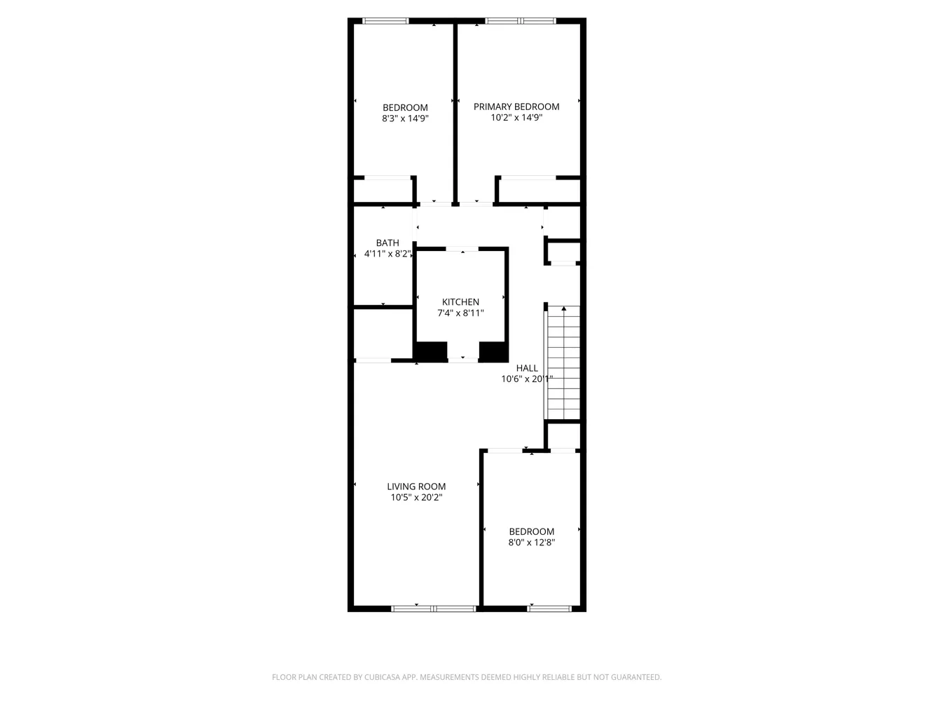 a picture of a bench in front of door