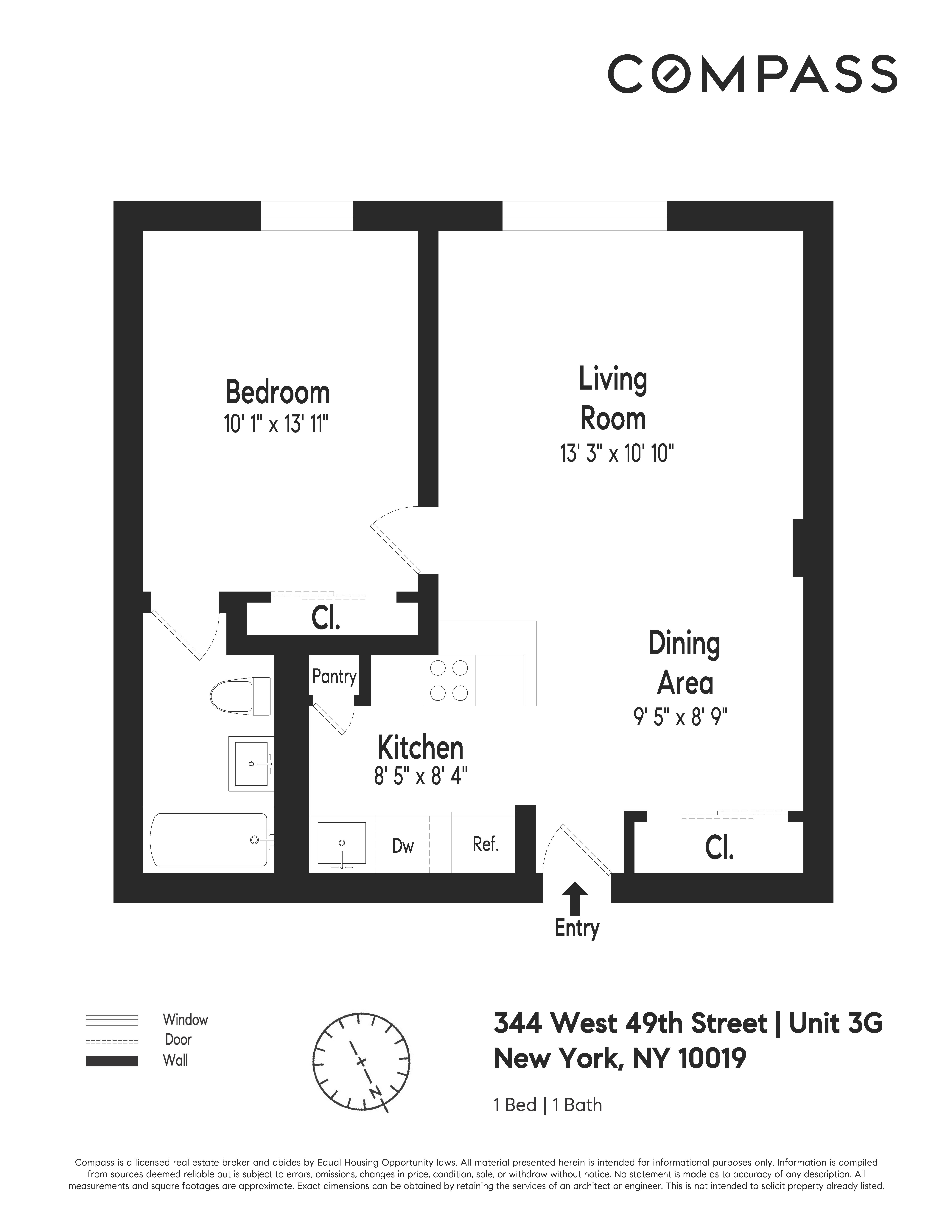344 West 49th Street, Unit 3G Manhattan, NY 10019 - Photo 9 of 9