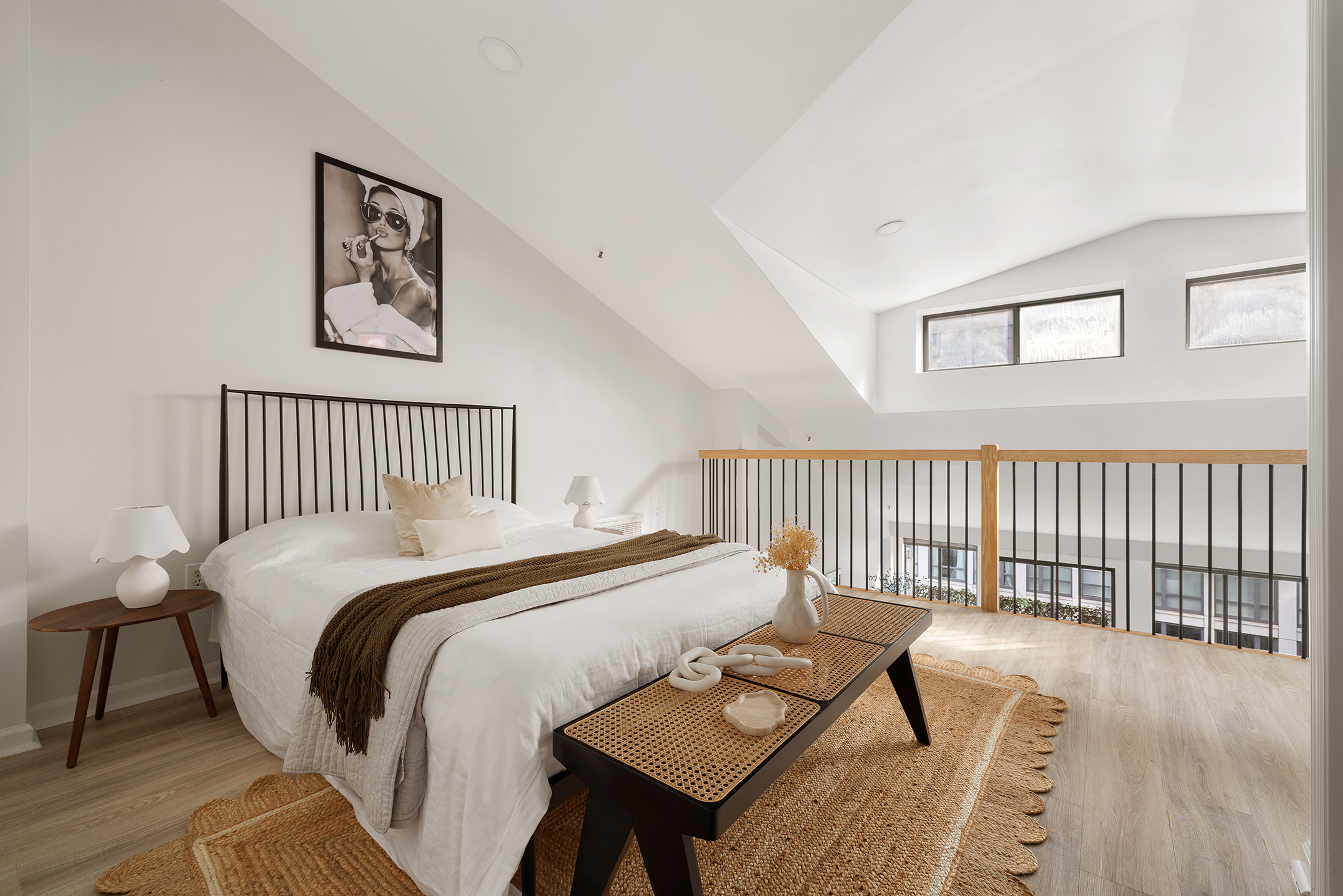 136-140 West 23rd Street, Unit PHD Manhattan, NY 10011 - Photo 11 of 15 a bedroom with a bed and a window